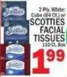 C Town Scotties facial tissues offer