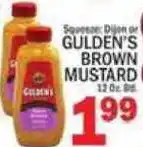 C Town Gulden's brown mustard offer