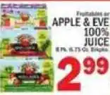 C Town Apple & Eve 100% Juice offer