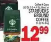C Town Starbucks ground coffee offer