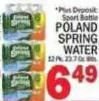 C Town Poland Spring Water offer