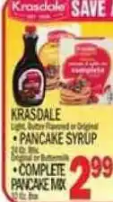 C Town Krasdale pancake syrup offer