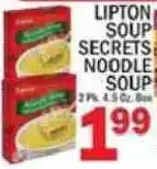 C Town Lipton soup secrets noodle soup offer