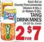 C Town Tang drink mixes offer
