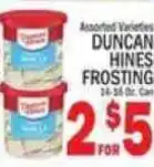 C Town Duncan Hines frosting offer