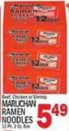 C Town Maruchan Ramen Noodles offer