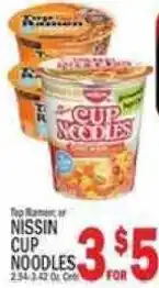C Town Nissin Cup Noodles offer