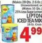 C Town Lipton iced tea mix offer