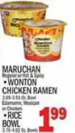 C Town Maruchan wonton chicken ramen offer
