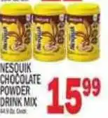 C Town Nesquik chocolate powder drink mix offer