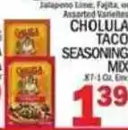 C Town Cholula Taco Seasoning Mix offer