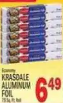 C Town Krasdale aluminum foil offer