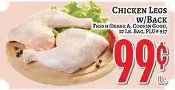 Trade Fair Supermarket Chicken Legs w/Back offer