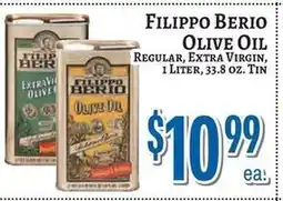 Trade Fair Supermarket Filippo Berio olive oil offer