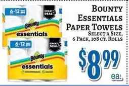 Trade Fair Supermarket Bounty essentials paper towels offer