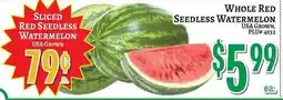 Trade Fair Supermarket Sliced Red Seedless Watermelon offer
