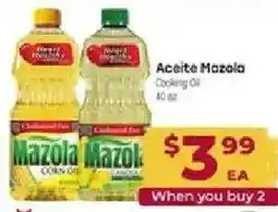 Cardenas Mazola corn oil offer