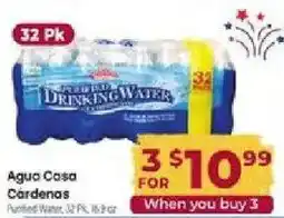 Cardenas Agua Casa Cardenas Purified Water offer