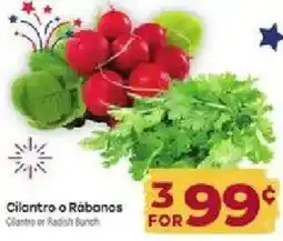 Cardenas Cilantro or Radishes offer