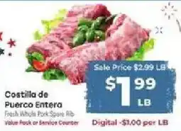 Cardenas Costilla de Puerco Entera offer