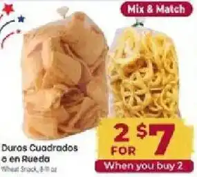 Duros Cuadrados o en Rueda