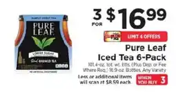 ShopRite Pure Leaf Iced Tea 6-Pack offer