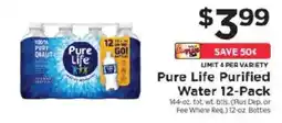 ShopRite Pure Life Purified Water offer
