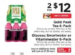 ShopRite Gold Peak Tea 6-Pack offer