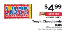 ShopRite Tony's Chocolonely Bars offer