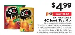 ShopRite 4c iced tea mix offer