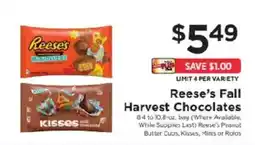 ShopRite Reese's fall harvest chocolates offer
