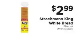 ShopRite Stroehmann King White Bread offer