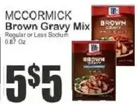 Food Universe McCormick Brown Gravy Mix offer