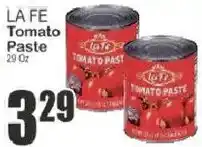 Food Universe La Fe tomato paste offer