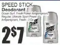 Food Universe Speed Stick Deodorant offer