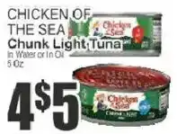 Food Universe Chicken of the sea chunk light tuna offer