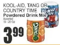 Food Universe Kool-Aid, Tang or Country Time Powdered Drink Mix offer