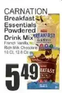 Food Universe Carnation breakfast essentials powdered drink mix offer