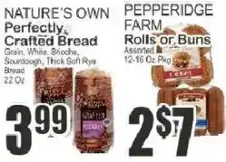 Food Universe Nature's Own Perfectly Crafted Bread offer
