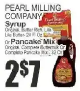 Food Universe Pearl Milling Company Syrup or Pancake Mix offer
