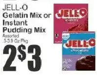 Food Universe Jell-o gelatin mix or instant pudding mix offer