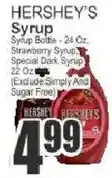Food Universe Hershey's syrup offer