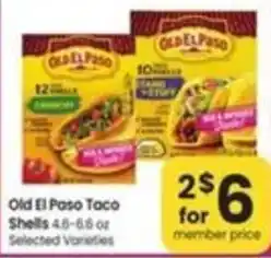 Safeway Old El Paso Taco Shells offer