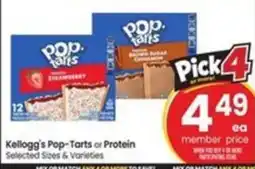 Safeway Kellogg's Pop-Tarts or Protein offer