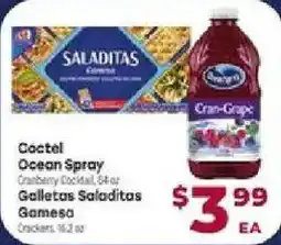 Cardenas Ocean Spray Cranberry Cocktail offer