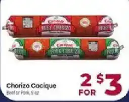 Cardenas Chorizo Cacique offer