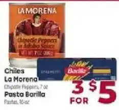 Cardenas Chiles La Morena Chipotle Peppers, 7 oz Pasta Barilla offer