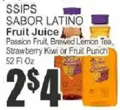 Food Universe Sips sabor latino fruit juice offer