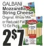 Food Universe Galbani mozzarella string cheese offer