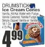 Food Universe Drumstick ice cream cones offer